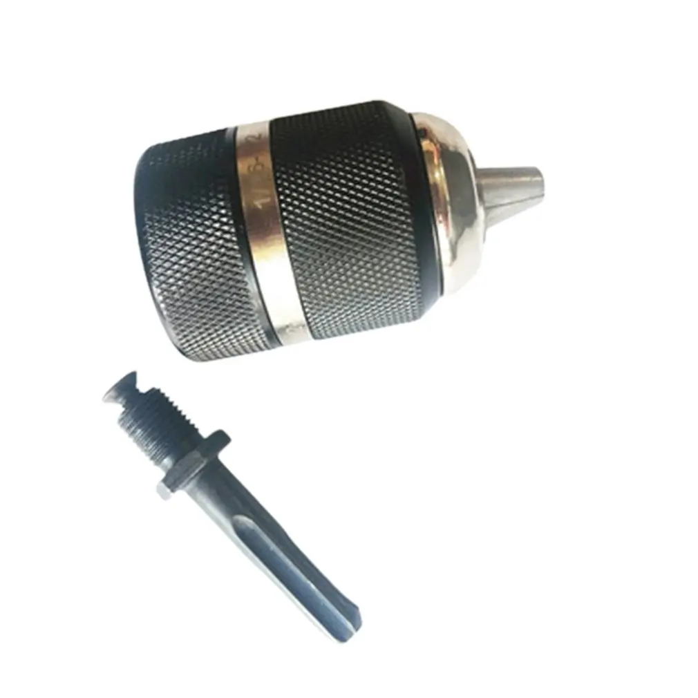 

13mm Keyless Metal Drill Chuck Quick Change Adapter SDS-Plus Shank 1/2 Hex Square Fit Rotary Hammer/Hammer Drill