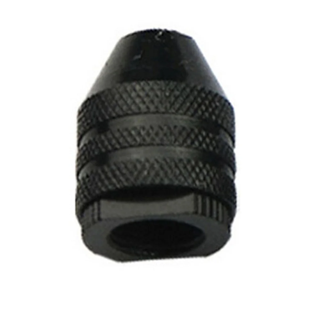 

Carbon Steel+Plastic Universal Multi Chuck Keyless for Rotary Tools 0.3-3.2MM Faster Bit Swaps Black