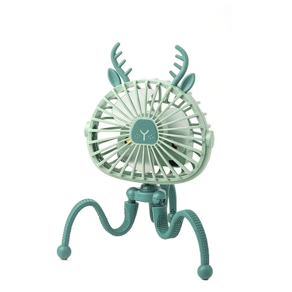

Mini Adjustable Hanging Electric Fan Octopus Stand Portable Handheld USB Charging Fan Cooler For Student Use