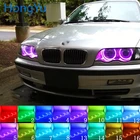 Фара светодиодная RGB с дистанционным управлением для BMW E36, E38, E39, E46, 4x131