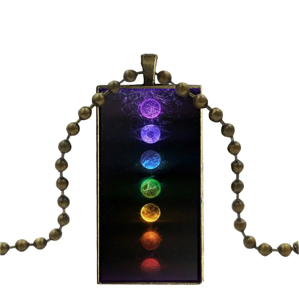 Aum Ом йога Ведущий для женщин мужчин бижутерия со стеклянными кабошонами