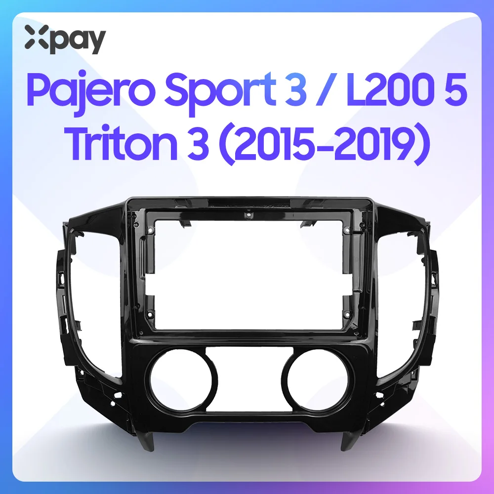 Рамка для приборной панели автомобиля Teyes 9 дюймов 2DIN Mitsubishi Pajero Sport 3 L200 5 Triton 2015 2016