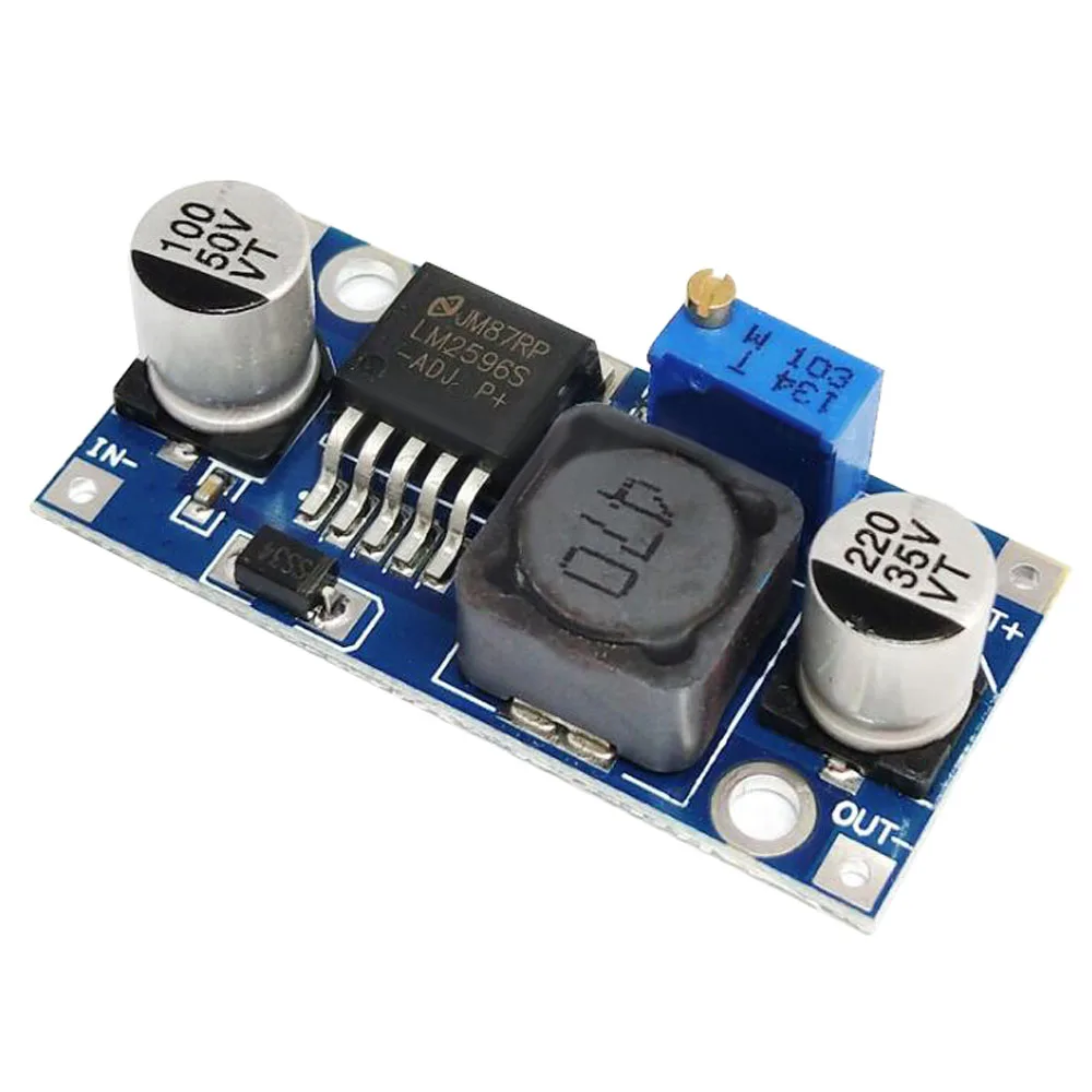 

LM2596S DC-DC Constant Current Module LM2596 DC-DC 7V-35V Step-down Adjustable CC/CV Power Supply Module