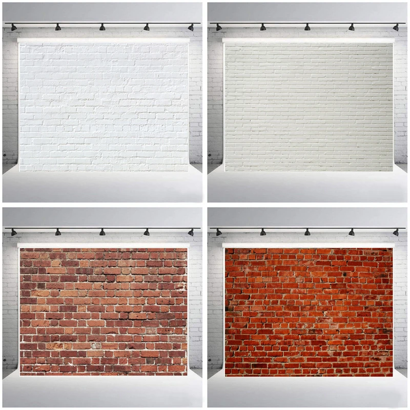 Roadfisher тонкий Виниловый фон для фотосъемки реквизит кирпичная стена ткань людей