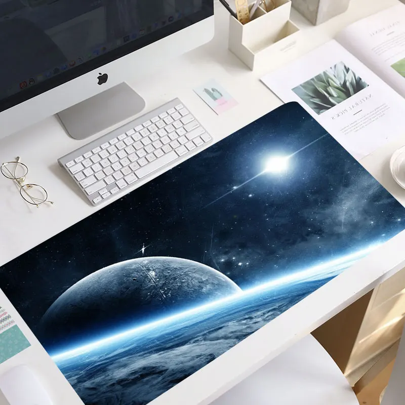 

Star Mouse Pad Galaxy Mouse Pad Rectangle Non-Slip Rubber Mousepad Gaming Mouse Pad Computer Mouse Pad keyboard mouse pad gift