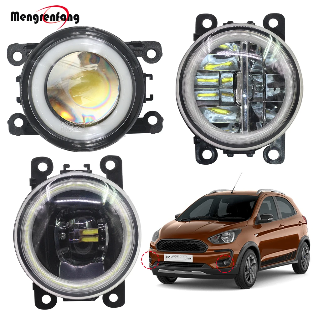 

2 шт. стайлинга автомобилей туман светильник светодиодный Halo Кольцо глаза ангела дневного светильник 4000LM 12V для Ford Freestyle SEL 2005 2006 2007