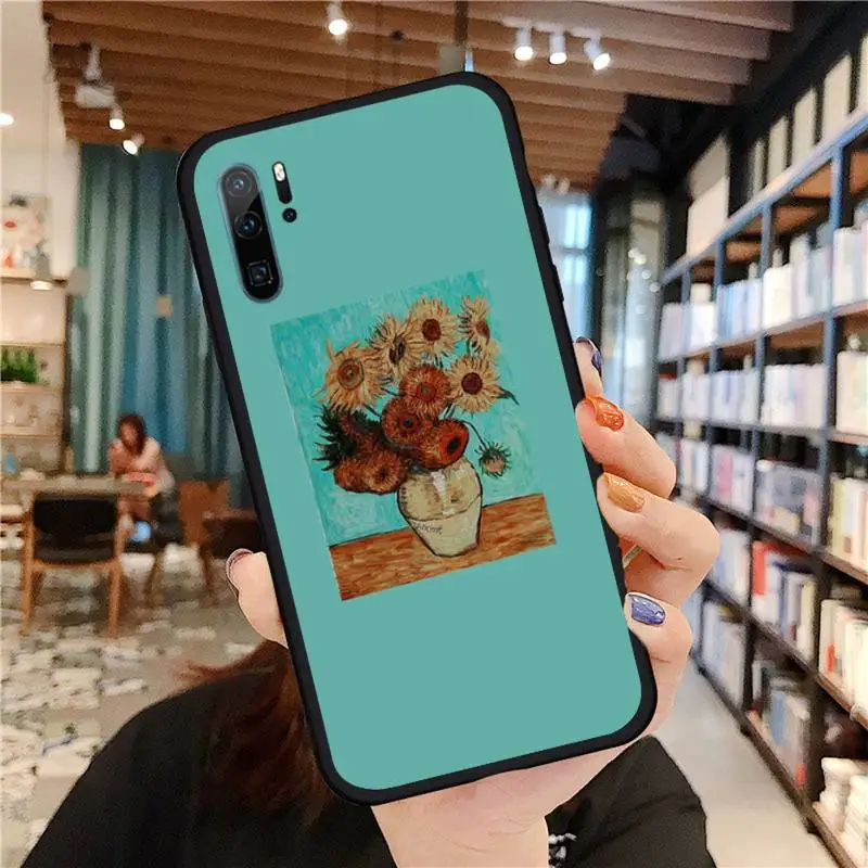 

Van Gogh aesthetic art oil painting Phone Cases For Huawei honor Mate P 9 10 20 30 40 Pro 10i 7 8 a x Lite nova 5t Shell Cover