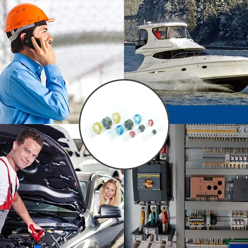 

10/20/30Pcs Butt Connectors Heat Shrink Soldering Terminals Connector Waterproof Solder Sleeve Tube Insulated Electrical