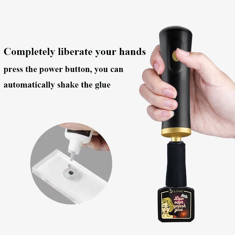 

Eyelash Glue Shaker Electric Wake-Up Device For Nail Polish Tattoo Ink Pigment Liquid Shaking Machine Eyelash Glue Makeup Tools