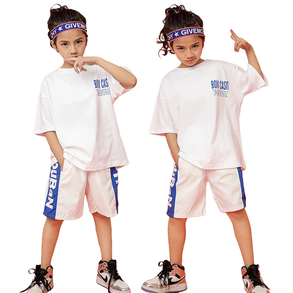 

Lolanta Girls White Short Sleeve T-shirt Or White Shorts Costume Kids Daily Clothes Loose Casual Wear 4-16 Years