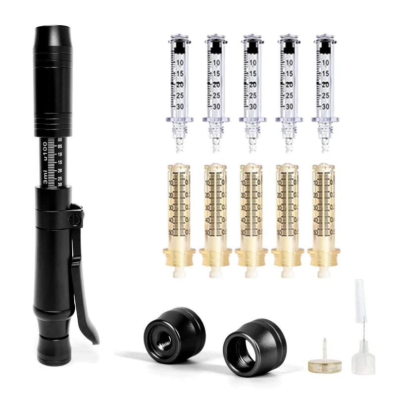 

New 2 IN 1 High Pressure Hyaluron Acid Pen Anti Wrinkle Face lip filler injections hyaluronic acid Tattoo Supplies Hyaluron Pen
