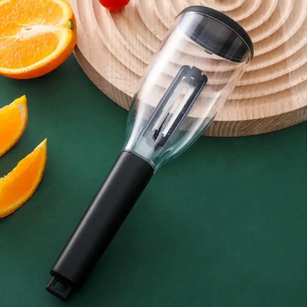 

Peeler with container Stainless steel blade With Non-slip Handle for fruits and vegetables Carrot Potato Peeler Kitchen Accesso
