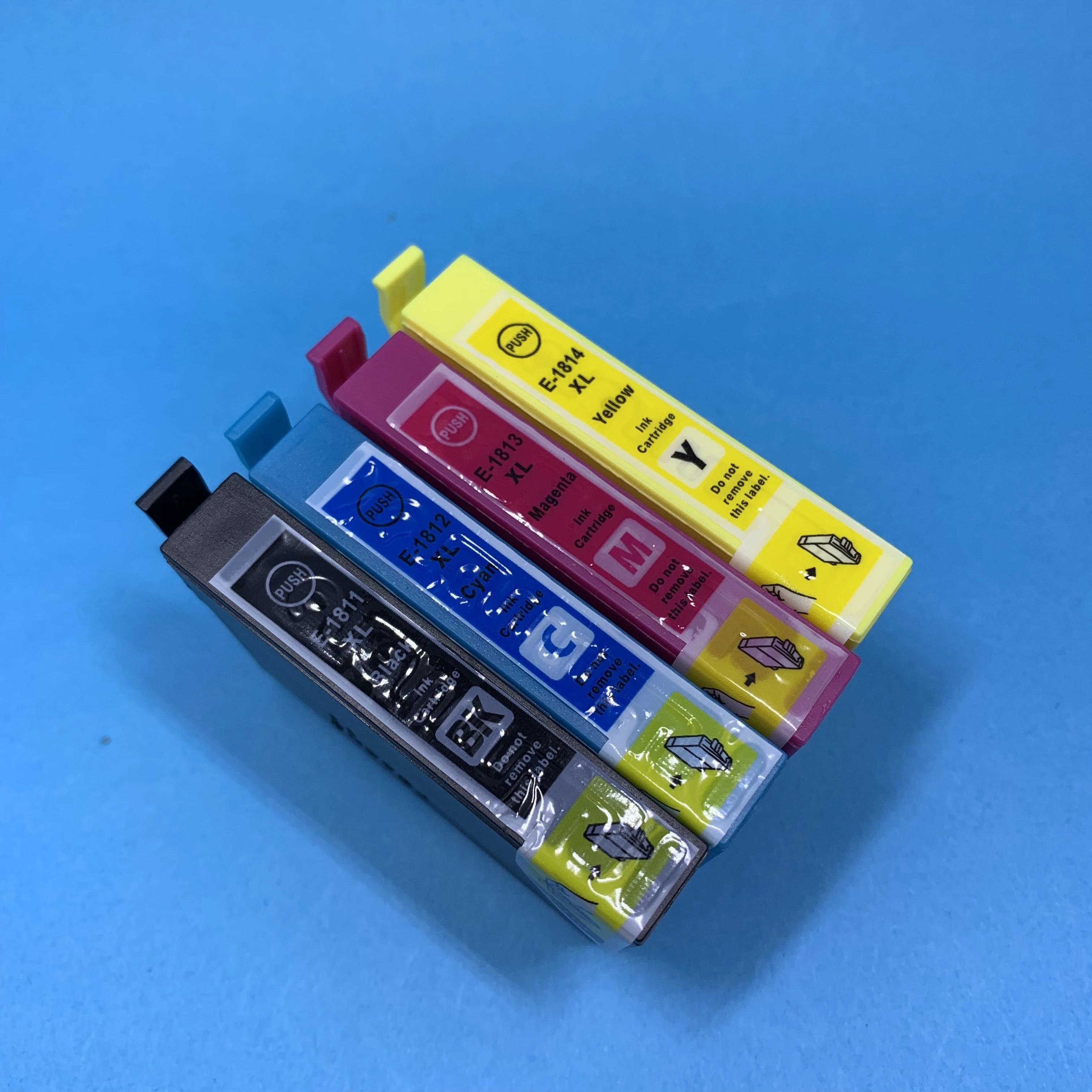 

4PCS 18XL ink cartridge T1811 T1812 T1813 T1814 for Epson XP212 XP215 XP312 XP315 XP412 XP415 XP225 XP322 XP325 printer