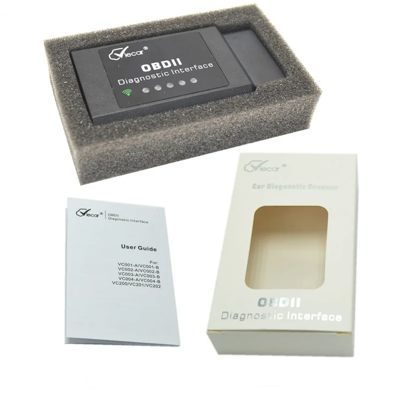 Elm327 Wifi Viecar OBD2 wifi для Android/IOS диагностический сканер elm 327 Поддержка SAE J1850 obd2 elm327 V1.5