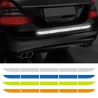 Универсальные наклейки на багажник, хвост автомобиля, 1 шт., светоотражающие, лента с наклейками, долговечные, светящиеся, отражающая наклейка