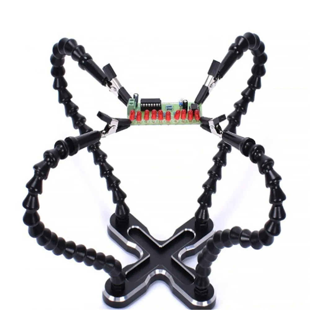 4 шт. гибкий держатель для паяльника третья вспомогательная паяльная станция