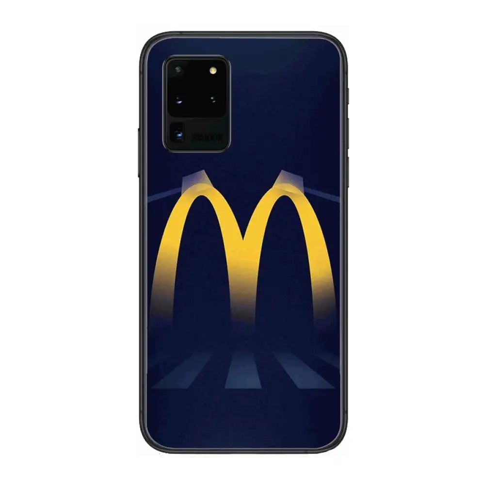 

Good-looking McDonald's Phone cover hull For SamSung Galaxy S 6 7 8 9 10 20 21 Plus Edge E note 5G Lite Ultra black soft bumpe