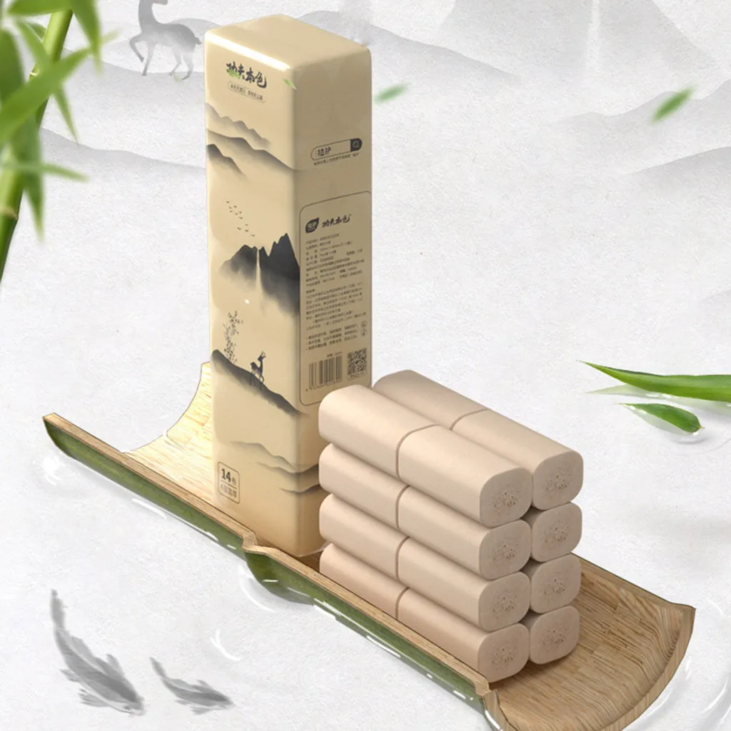 Банные туалетные бумажные салфетки в рулонах многоцветная домашняя рулонная