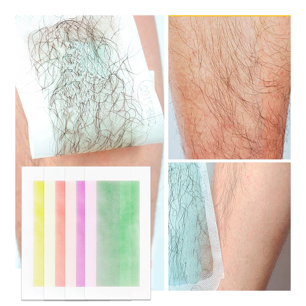 LANBENA восковые полоски для удаления волос бумага 5 шт. натуральный пчелиный воск