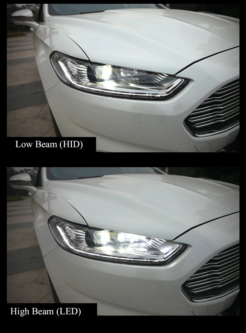 Автомобильный Стайлинг для Ford Fusion фар 2013- Mondeo светодиодный головной фонарь H7 D2H Hid динамический сигнал биксеноновый светодиодный луч аксессуары