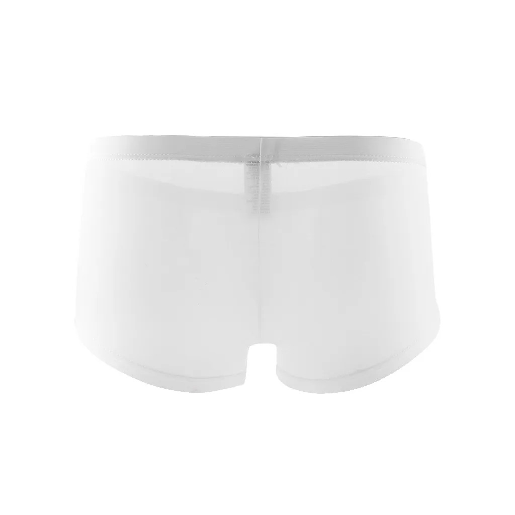 Сексуальное нижнее белье для мужчин прозрачное тонкое дышащее Мужское пениса