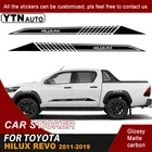 Для Toyota Hilux Revo Vigo 2011-2019 автомобильные Переводные картинки Боковая дверь 4x4 внедорожник полоса гонки графические виниловые стандартные
