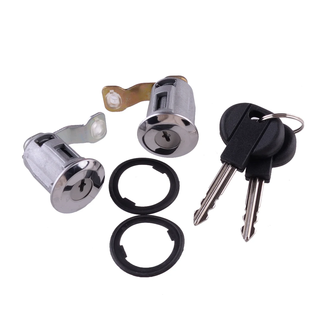 

DWCX Car Rear Door Lock Set Barrel Keys 252522 Fit For Citroen Berlingo Xsara Peugeot Partner 1999 2000 2001 2002 2003 2004 2005