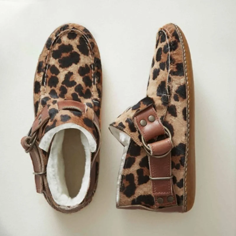 

Shoes Women Waterproof Snow Boots Female Women Boots Plush Winter Shoes Women Warm Ankle Winter Casual Flat Shoes Round Toe