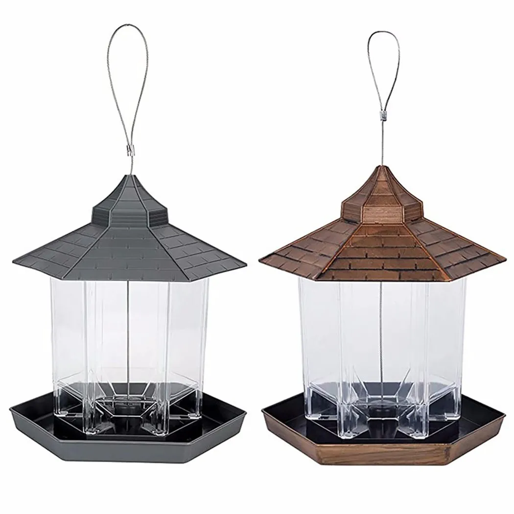 

Outdoor Seed Feeder Plastic Wild Bird Feeder Room Type With Lock Cover
