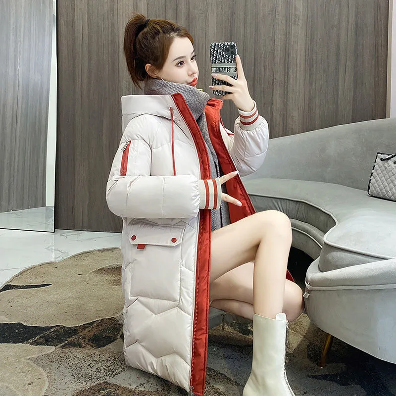 

2020 New Winter Jacket Women's Coat Long Parkas Hooded Thicken Warm Parka Female Jacket Cotton Padded Jacket Outwear Plus Size