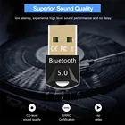 USB Bluetooth адаптер Kebidumei 5,0, Bluetooth совместимый приемник, мини-ключ V5.0, высокоскоростной передатчик для ПК, ноутбука, компьютера
