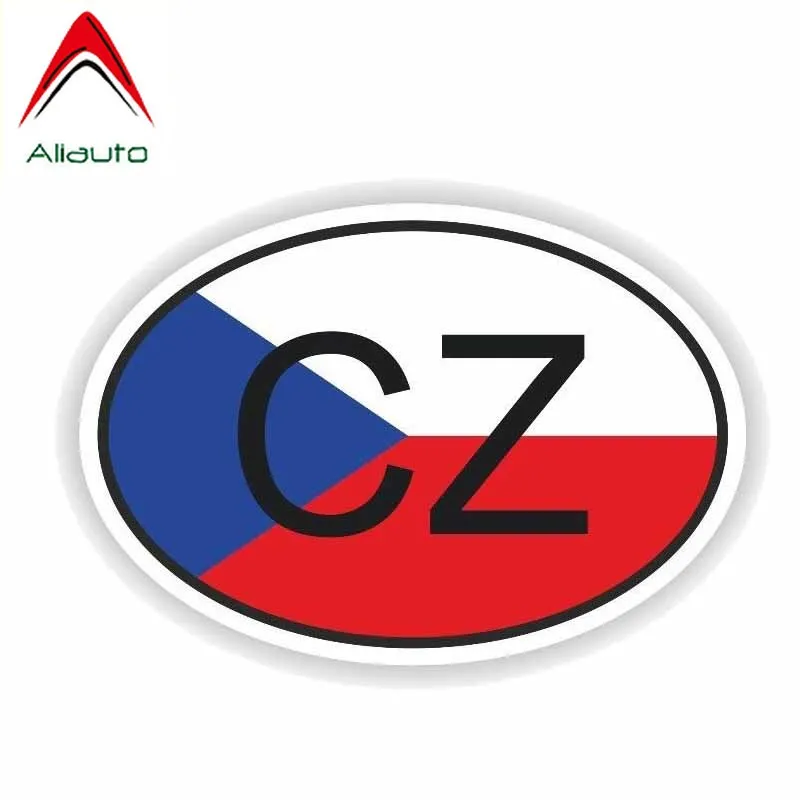 Aliauto креативный Чешский код страны Светоотражающие Водонепроницаемые