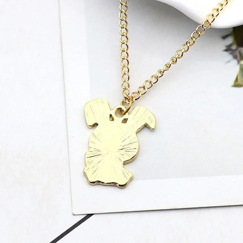 Ожерелье с подвеской в виде кролика и моркови | Украшения аксессуары