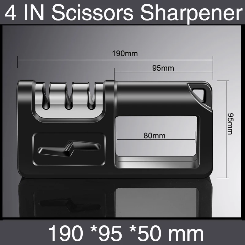 

4 IN 1 kitchen sharpener Sharpener ceramics sharpening stone coarsegeinding daily sharpening gadgets knives accessorie
