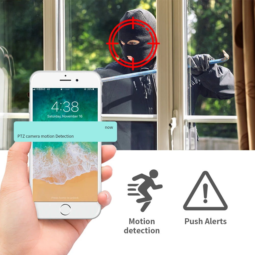 1080P Беспроводной IP Камера интеллигентая (ый) домашнего видеонаблюдения