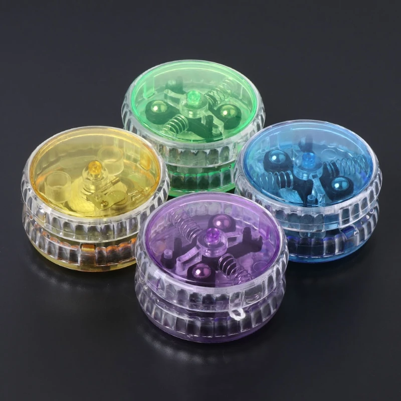 

4pcs YoYo Light Up Clutch Mechanism Toy Yoyo Trick Speed Ball Kids Toy