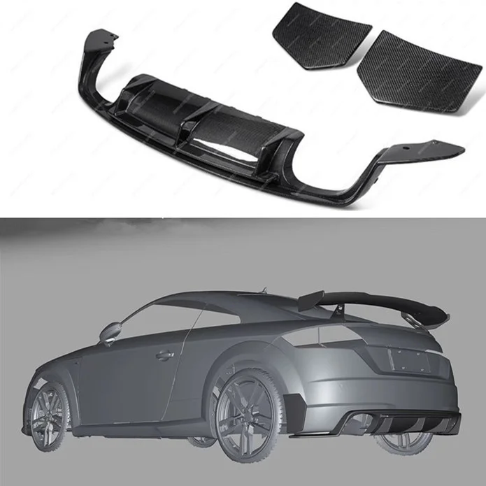 

Suitable for Lip Tt Modified with Audi Sport Carbon Fiber and Rear Wrap Angle of Turbulence After