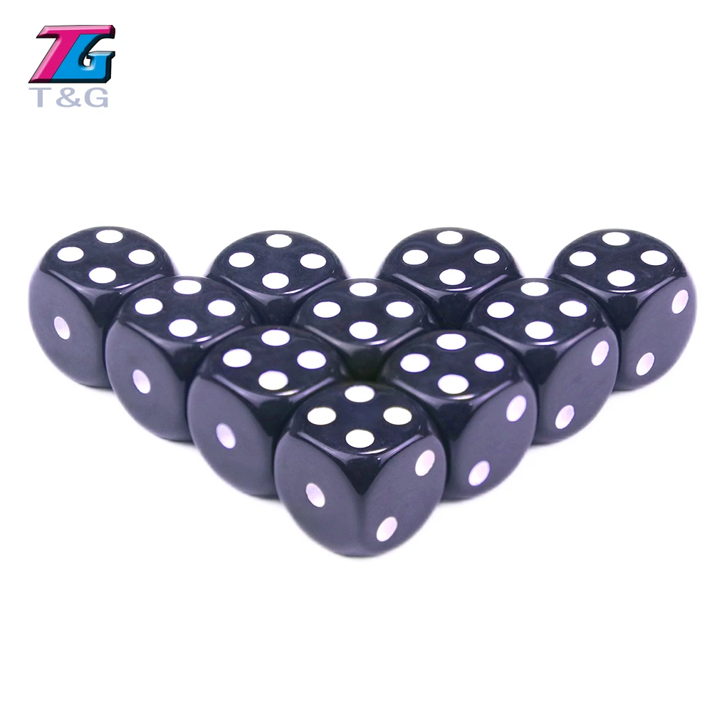 12*12*12 мм пластиковые покерные кубики для азартных игр красный синий оранжевый