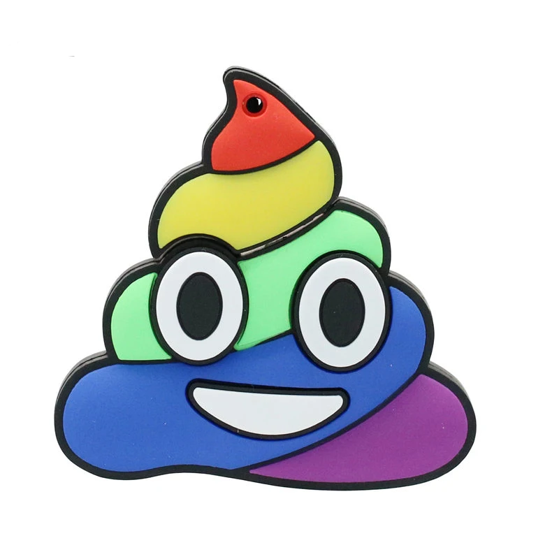 Multicolor Симпатичная игрушка эмоция флэш-накопитель usb мультфильм Poo Форма внешняя карта памяти флеш-накопитель 4 ГБ 8 ГБ 16 ГБ 32 ГБ мини подарок - Цвет: Multicolor