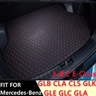 Коврики в багажник автомобиля SJ для Mercedes-Benz A B C E Class W212 W213 GLC CLA GLA GLK CLS GLE (2005-2021), водонепроницаемые