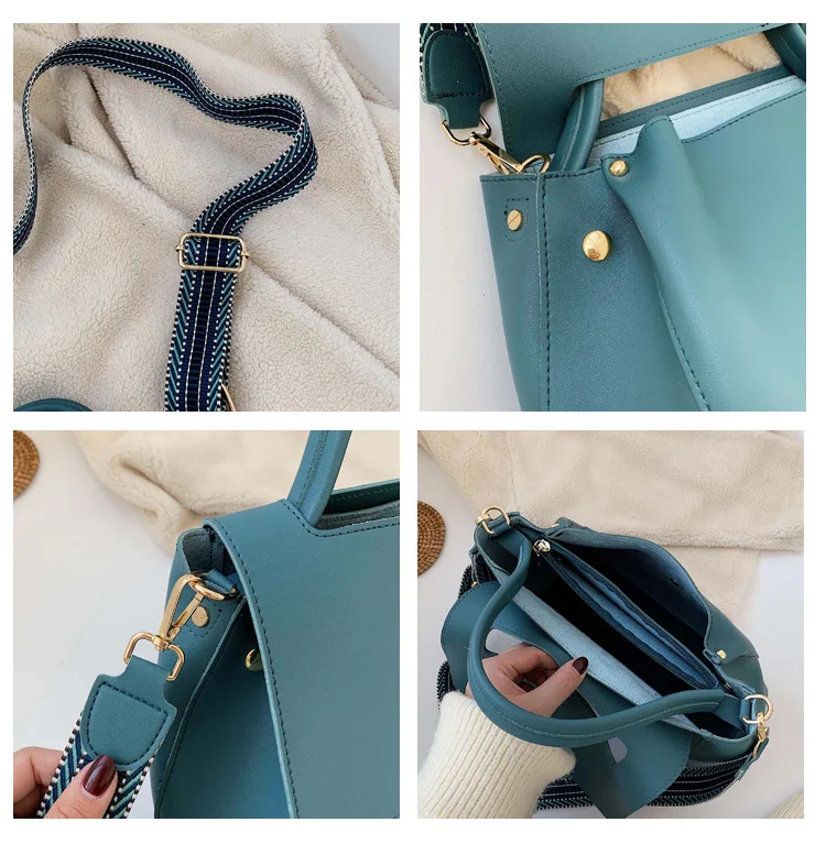

Chuwanglin Leather Crossbody Bags For Women Solid Color Shoulder Messenger Bag Lady Chain Travel Small Handbags D601205