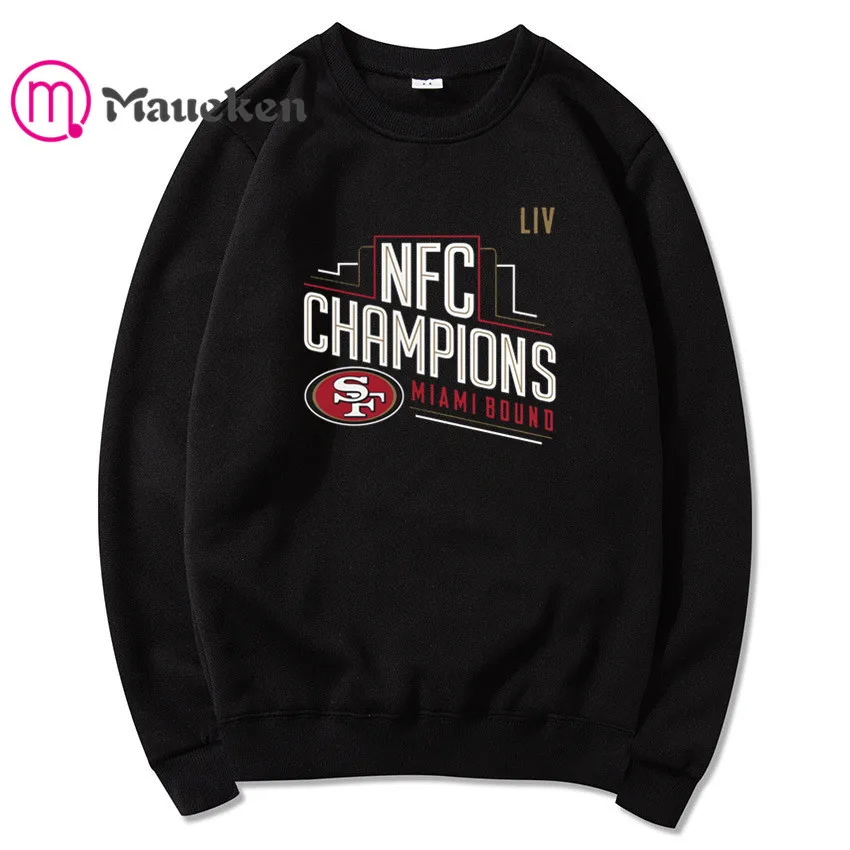 2020 зимние толстовки для мужчин wo Сан-Франсиско 2019 nfc LIV Champions худи с v-образным