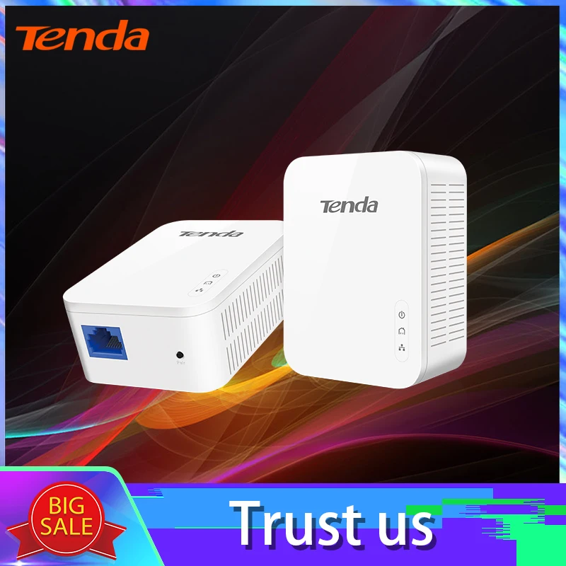 1 пара Tenda PH3 1000 Мбит/с Комплект гигабитный сетевой адаптер питания сетевой адаптер AV1000 Ethernet PLC Адаптер IPTV homeplug AV2
