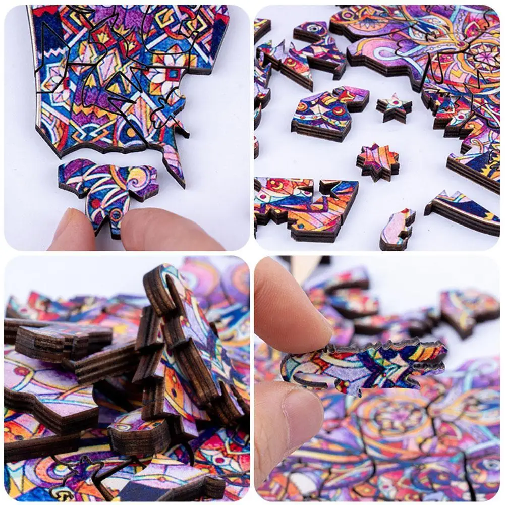 

Unique Wooden Puzzles Jigsaw For Adults Unique Shape Animal Owl 3D Puzzle For Kids Educational Puzzle Fabulous Interactive Gifts
