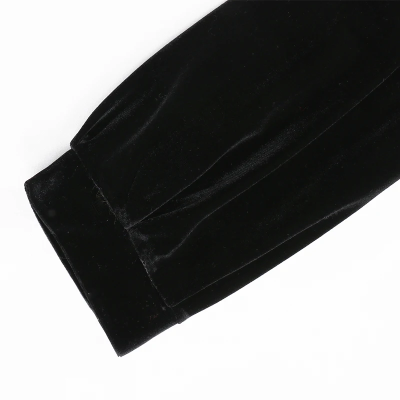 

Nerazzurri spring long pleated velvet trench coat for women long sleeve Autumn green black overcoat Plus size women clothing 7xl
