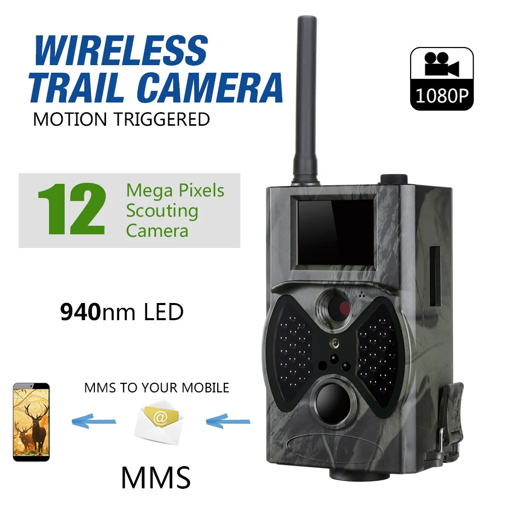 

Lixada HC300M HC350M HC550M Hunting Trail Camera 16MP 0.5s trigger Photo Trap 1080P Video Night Vision MMS GPRS Infrared
