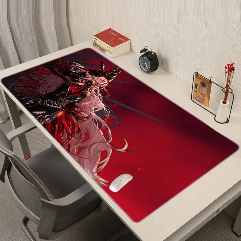 

Demon Slayer Mousepad Pad Mouse Kawaii Desk Mat Carpet Large Gamer Xxl PC Cabinet Anime Mause Keyboard Gaming Accessories Pads