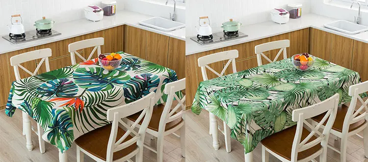Скатерть тропический банановый лист Водонепроницаемая скатерть toalha de mesa nappe decoracao para casa manteles скатерть