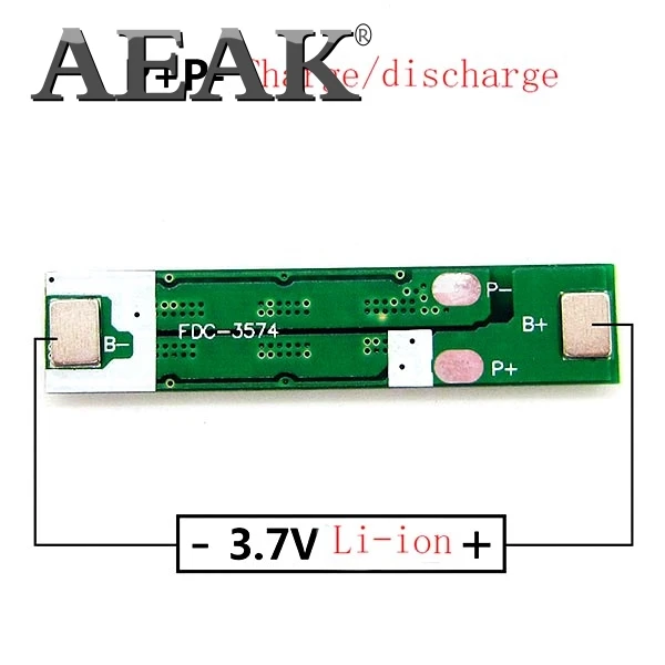Защитная плата AEAK 1S 10A 3 7 V li ion BMS PCM для литий ионных батарей 18650|bms pcm|protection boardbattery