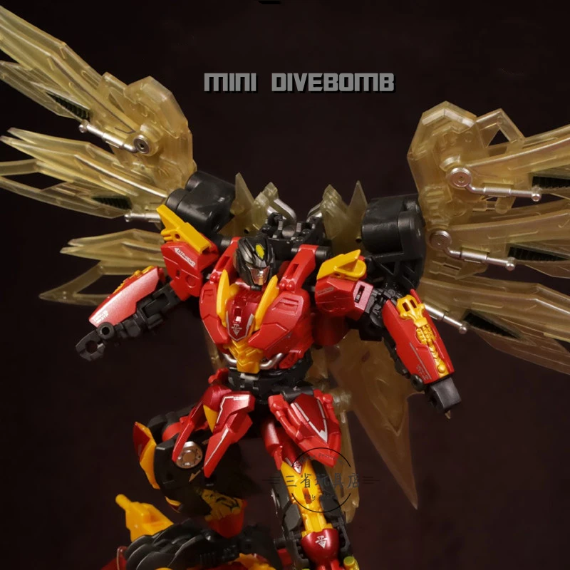 

Cang Toys Transformation G1 Predaking Mini Divebomb Firmament Small Scale Action Figure Gifts Toy